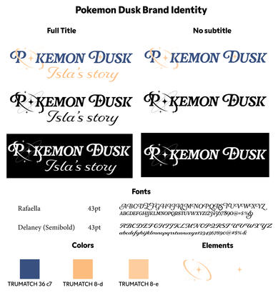 Pokemon Dusk Brand Identity