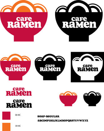 Cafe Ramen Brand Identity